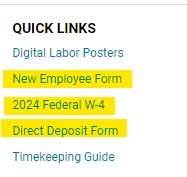 isolved quick links