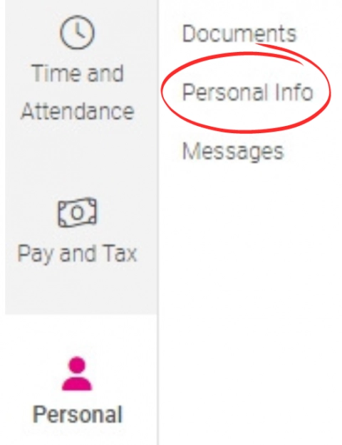 w4 personal info