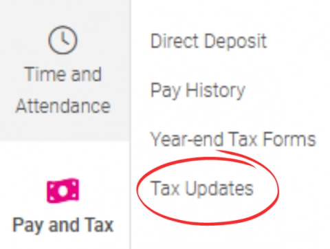 w4 tax update